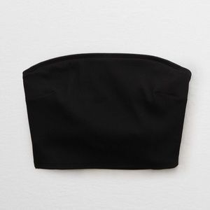 Aerie Ribbed Longline Bandeau Bikini Top